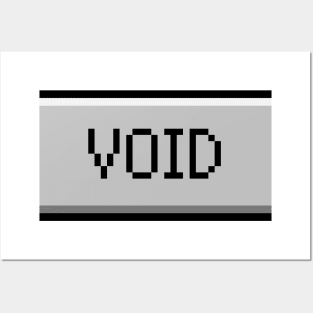 VOID Windows Button - Aesthetic Vaporwave Posters and Art